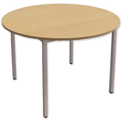 Trexus Circular Table / 1100mm Diameter / Oak