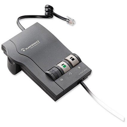Plantronics M22 Vista Amplifier for Telephone Headsets All Day Use Ref 43596-50