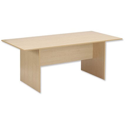 Trexus Boardroom Table W1800xD900xH720mm Maple