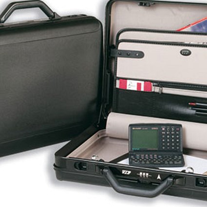 Masters Attache Briefcase Polypropylene Lightweight W430xD110xH320mm Black