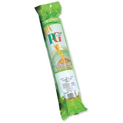 PG Tips Autocup Drink Vending Refill / Leaf Tea White / Size 73mm / Pack of 25