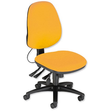 Sonix Support S2 Chair Asynchronous Lumbar-adjust High Back Seat W480xD450xH460-570mm Sunset Yellow
