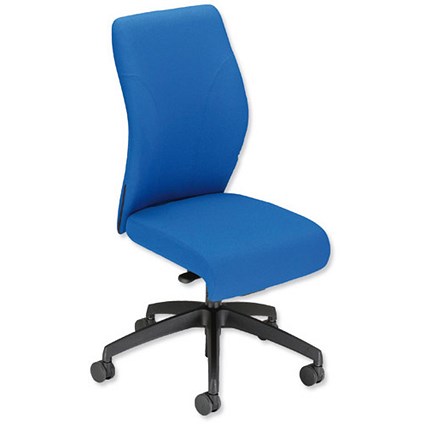 Sonix Poise Synchronous Medium Back Posture Seat W480xD440xH410-520mm Ocean Blue