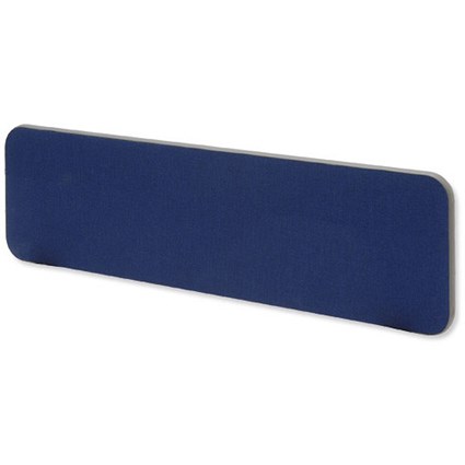 Trexus Basics Desktop Screen / 1600mm Wide / Blue