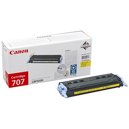 Canon 707 Yellow Laser Toner Cartridge