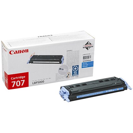 Canon 707 Cyan Laser Toner Cartridge