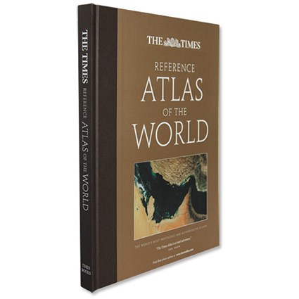 Collins Times Atlas of the World 46 City Plans 104 Pages 45000 Place Names W242xH333mm