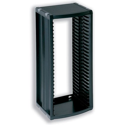 Compucessory CD Storage Tower for 26 Disks W148xD133xH359mm Black Ref 442536