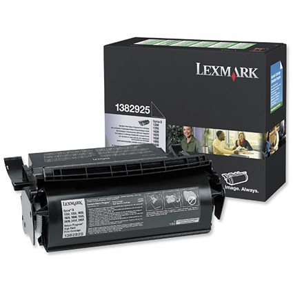 Lexmark Laser Toner Cartridge Return Program Page Life 17600pp Black Ref 1382925