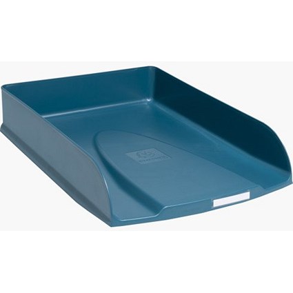 Exacompta NeoDeco Letter Tray 346x255x65mm Duck Blue (Each) -