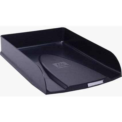 Exacompta NeoDeco Letter Tray 346x255x65mm Black (Each) -