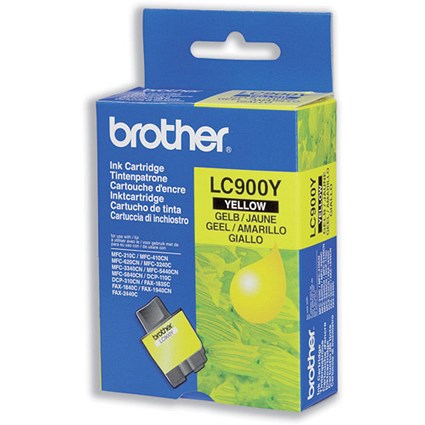 Brother LC900Y Yellow Inkjet Cartridge