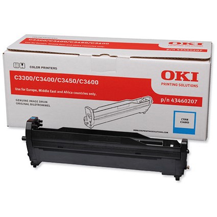 Oki 43460207 Cyan Laser Drum Unit