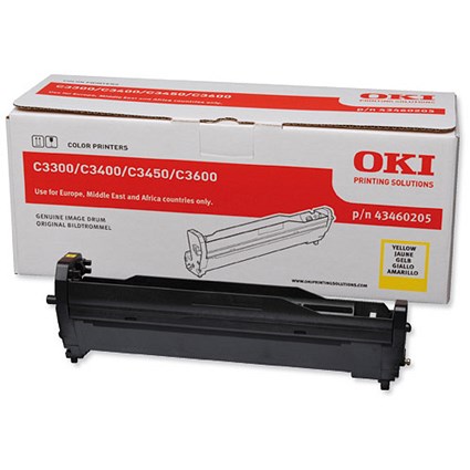 Oki 43460205 Yellow Laser Drum Unit