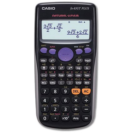 Casio Scientific Calculator / Continuous Display / 260 Functions / Black