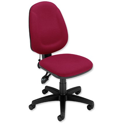 Trexus Plus High Back Asynchronous Posture Chair Seat - Burgundy