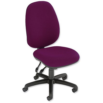 Trexus Heavy Duty Wellington 24/7 Operator Chair Seat W500xD490xH460-580mm Iris