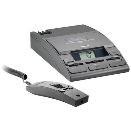 Philips Dictation Kit of Machine 276 Microphone 155 Power Supply and 0005 Mini Cassette Ref LFH725D