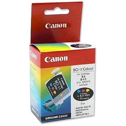 Canon BCI-11C Ink Tank Cartridge Colour Ref 0958A002 [Pack 3]