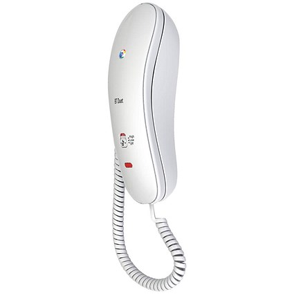 BT Duet 210 Telephone 10 memories LED Indicator White Ref 061125