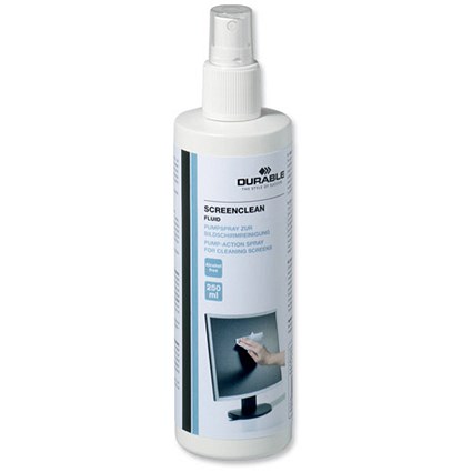 Durable Screenclean Pump Spray / Alcohol-Free / 250ml