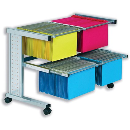 Atlanta Suspension Filing Trolley Dual Level Adjustable for 160 Files W960xD480xH670mm