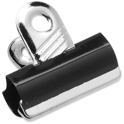5 Star Metal Grip Clips - 20mm / Black / Pack of 100