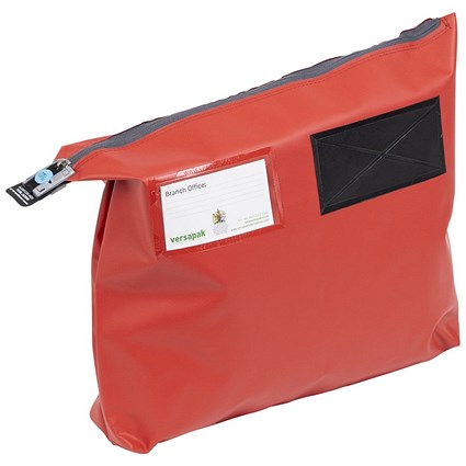 Versapak Small Single Seam Mailing Pouch, 380x335x75mm, Red