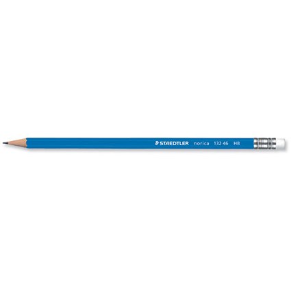 Staedtler Norica Pencil With Eraser Tip / HB / Pack of 12