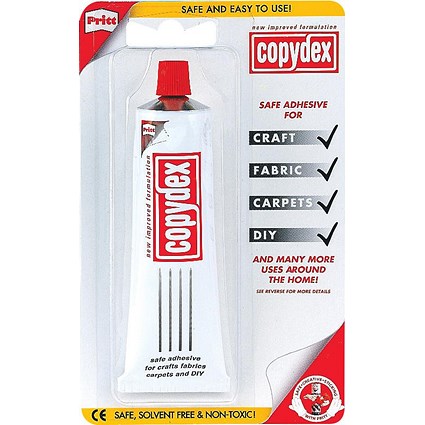 Copydex Adhesive Glue Tube Solvent Free and Non-Toxic 50ml -