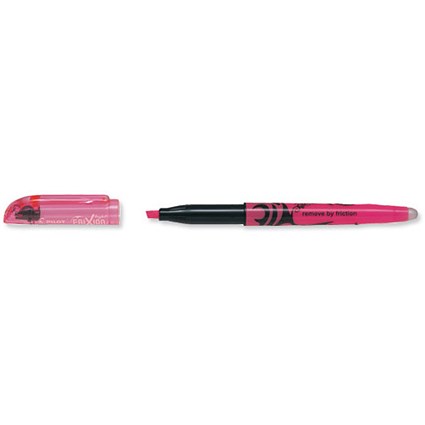 Pilot FriXion Light Highlighter Eraser Rewriter / Pink / Pack of 12