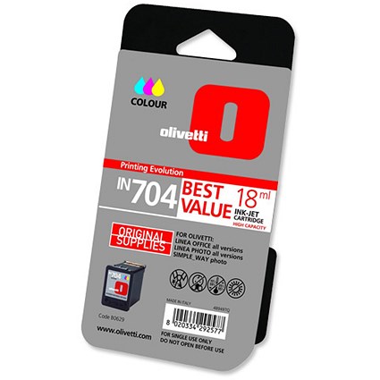 Olivetti Inkjet Cartridge High Capacity Colour Ref B0629