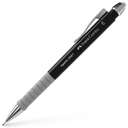 Faber-Castell Mechanical Pencil Apollo Black 0.7mm (Pack 5) -