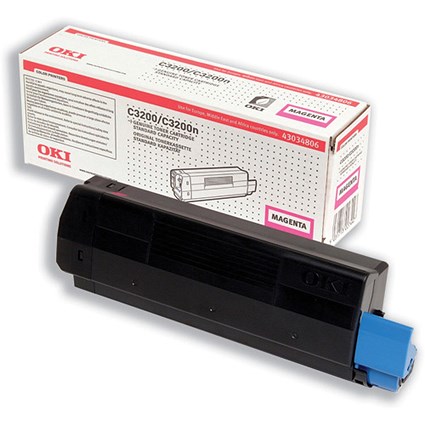 OKI Laser Toner Cartridge Page Life 2500pp Black Ref 5122