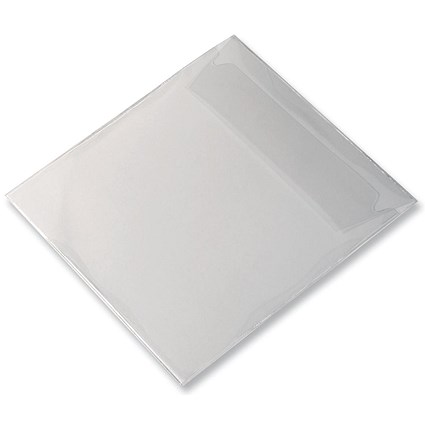 Durable Protective CD/DVD Pocket with Flap - Pack of 25