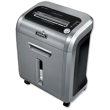 Fellowes SB-89Ci Office Shredder 3.9x38mm Cross Cut 15x80gsm A4 W411xD270xH593mm Ref 3228201