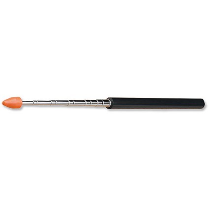Nobo Giant Telescopic Pointer / Black with Steel Rods / 220-1175mm