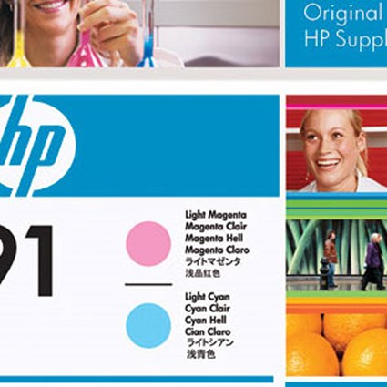HP 91 Light Magenta/Light Cyan Printhead