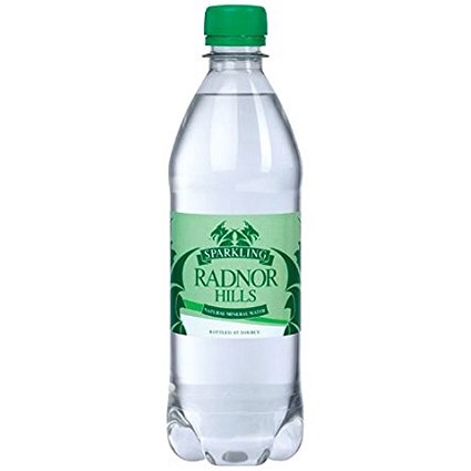 Radnor Hills Sparkling Water, Plastic Bottles, 500ml, Pallet (84 Packs of 24 Bottles)