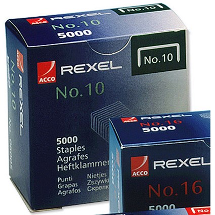 Rexel Acco 10 Staples (5mm) - Pack of 5000