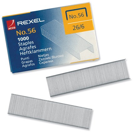 Rexel Staples No.56 - Pack 1000