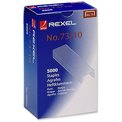 Rexel 73 Staples 10mm [Pack 5000]