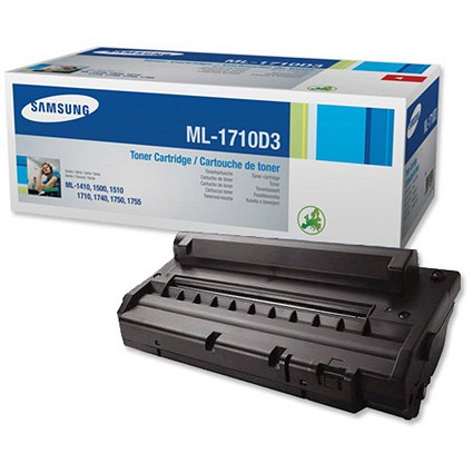 Samsung Laser Toner Cartridge Page Life 3000pp Black Ref ML-1710D3/ELS