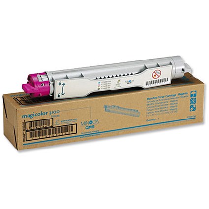 Konica Minolta Laser Toner Cartridge Page Life 6000pp Magenta [for Magicolor 3100] Ref 1710490-003