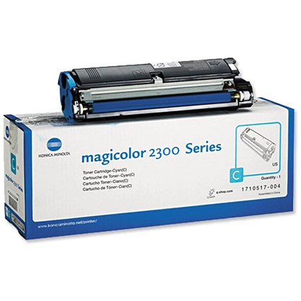 Konica Minolta Laser Toner Cartridge Page Life 1500pp Cyan Ref 1710517-004