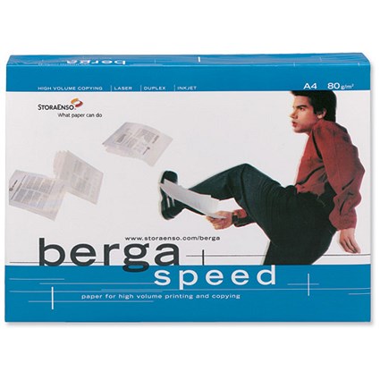 Berga Speed Multifunctional Paper - 80gsm / A4 / White / 500 Sheets