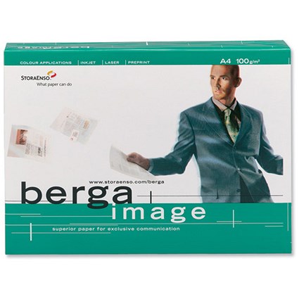 Berga Image Paper Premium Ream-Wrapped 100gsm A4 White [500 Sheets]