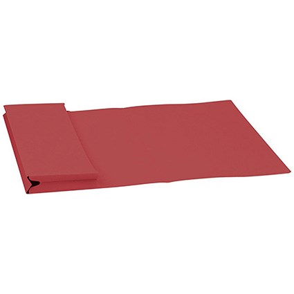 Invo Legal Document Wallet Full Flap 315gsm W356xH254mm Red Ref 400038629 [Pack 50]