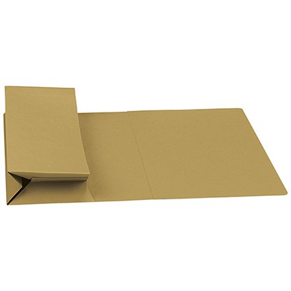 Invo Probate Wallets Manilla 315gsm 75mm Foolscap Yellow Ref 400038721 [Pack 25]