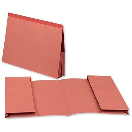 Guildhall Legal Wallet Double Pocket Reinforced Manilla 315gsm Foolscap Orange Ref 218-ORGZ [Pack 25]